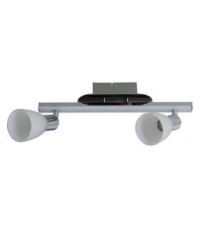 Ibiza LED 39cm Twin Ceiling Spotlight Chrome 3000K-1