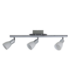Ibiza LED Tiple Ceiling Spotlight Bar Chrome 3000K-1