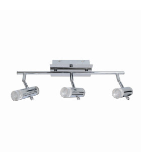 Garda LED Triple Ceiling Spotlight Bar Chrome 3000K-1