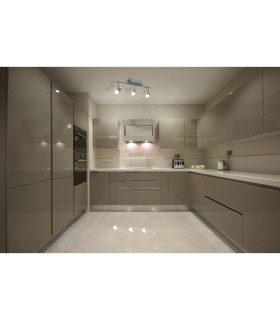 Garda LED Triple Ceiling Spotlight Bar Chrome 3000K-2