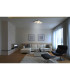 Chur 30x30cm Integrated LED Semi Flush Ceiling Light Chrome 3000K-2