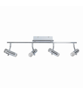Garda LED Quad Ceiling Spotlight Bar Chrome 3000K-1