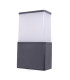 Vigo LED Outdoor Modern Wall Lamp Anthracite 3000K IP54-3