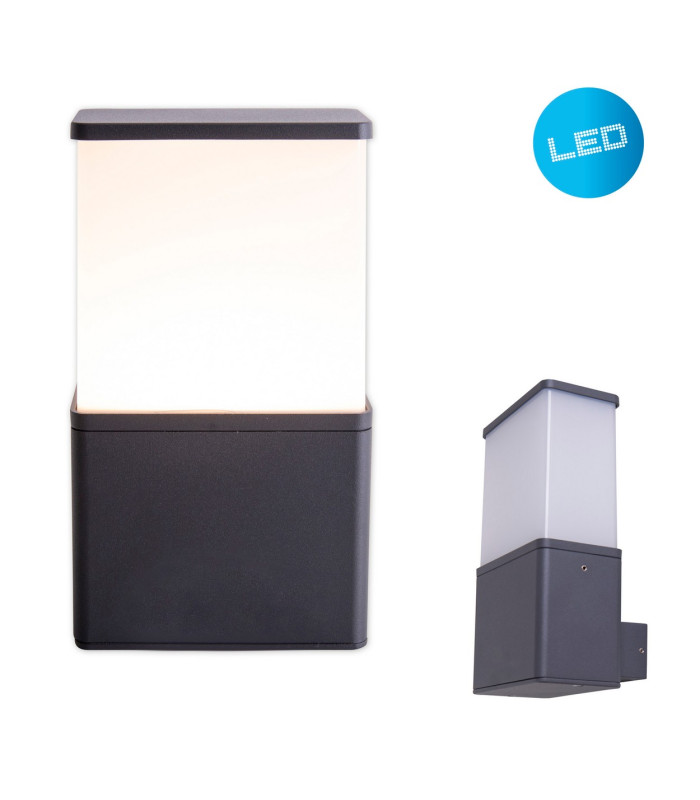 Vigo LED Outdoor Modern Wall Lamp Anthracite 3000K IP54-8