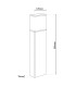 Vigo LED Outdoor Bollard Anthracite 3000K IP54-5