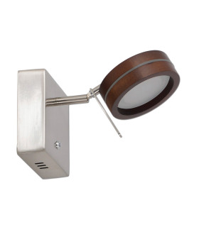 Triberg Dimmable LED Single Spotlight Brown 3000K-1