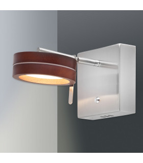 Triberg Dimmable LED Single Spotlight Brown 3000K-2