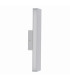 Dubai 32x7cm Integrated LED Wall Lamp Chrome 3000K-1
