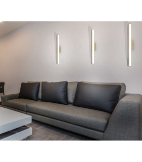 Dubai 60x7cm Integrated LED Wall Lamp Chrome 3000K-2