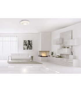 Pilsen LED Decorative Flush Ceiling Light White 3000K-2