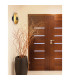 Firenze LED 30cm Bowl Semi Flush Ceiling Light Black-Gold 3000K-3