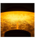 Firenze LED 30cm Bowl Semi Flush Ceiling Light Black-Gold 3000K-10