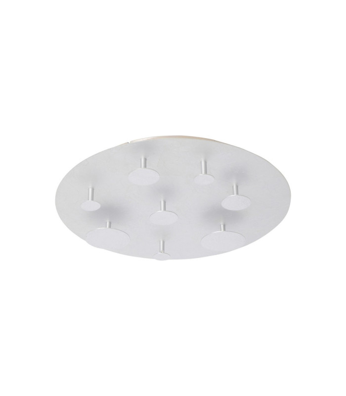 Firenze Integrated LED Semi Flush Ceiling Light Silver 3000K-1