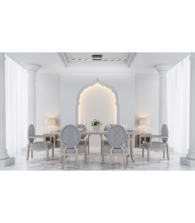 Twist Dimmable Integrated LED Semi Flush Ceiling Light Chrome 3000K-2
