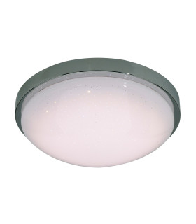 Cantania Dimmable LED Flush Ceiling Light Chrome 3000-6000K Remote Control-1