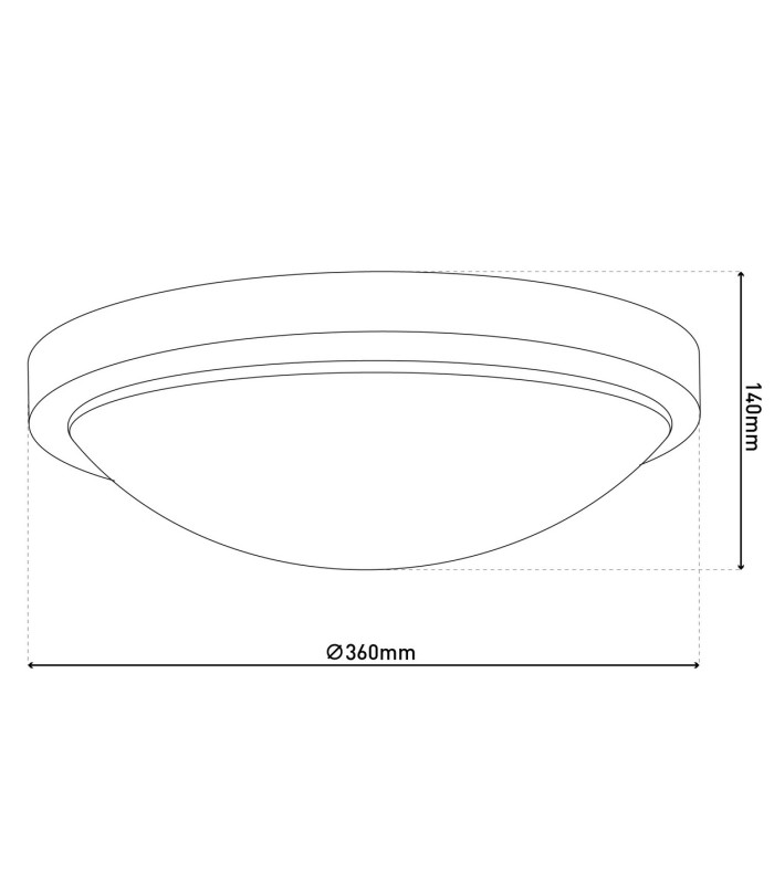Cantania Dimmable LED Flush Ceiling Light Chrome 3000-6000K Remote Control-3
