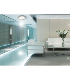 Chur LED CCT Ceiling Light Chrome 3000-6000K-2