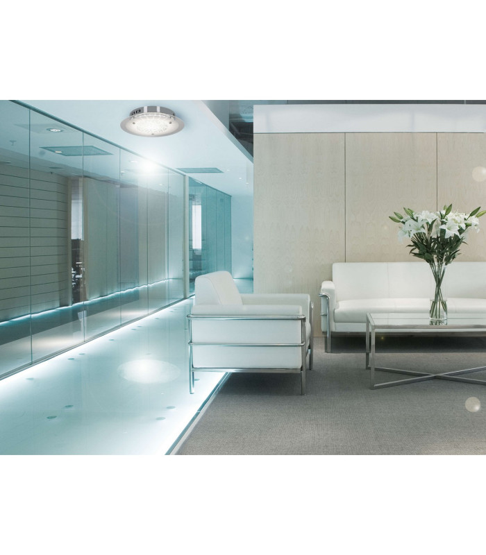 Chur LED CCT Ceiling Light Chrome 3000-6000K-2
