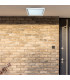 Mio LED 34cm Square Flush Ceiling Light White 3000K IP54-3