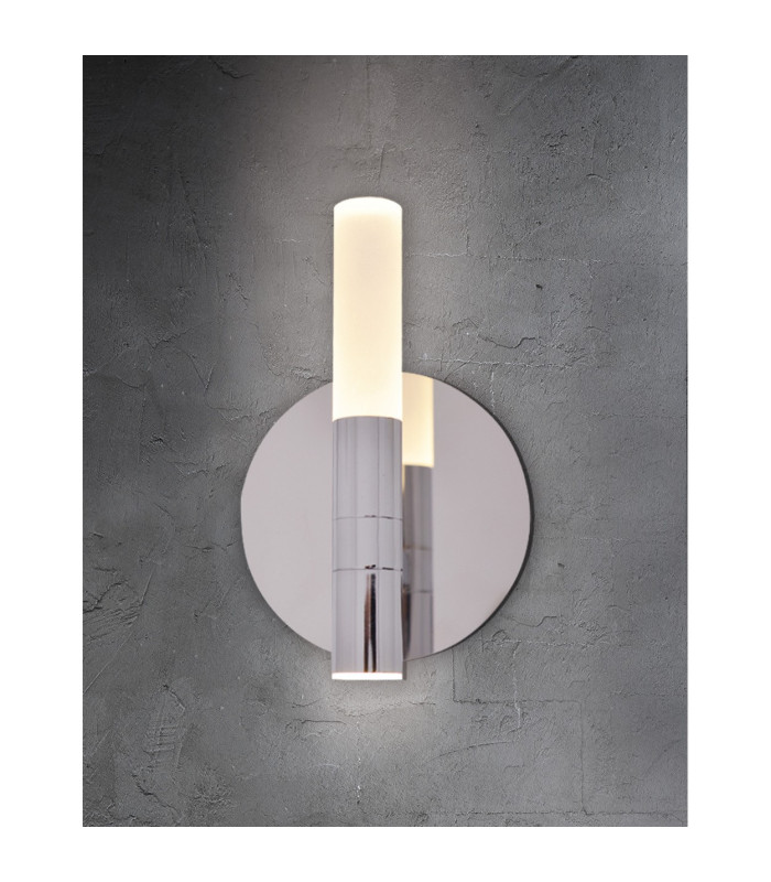 Castle Integrated LED Wall Lamp Chrome 3000K-3
