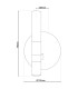 Castle Integrated LED Wall Lamp Chrome 3000K-5