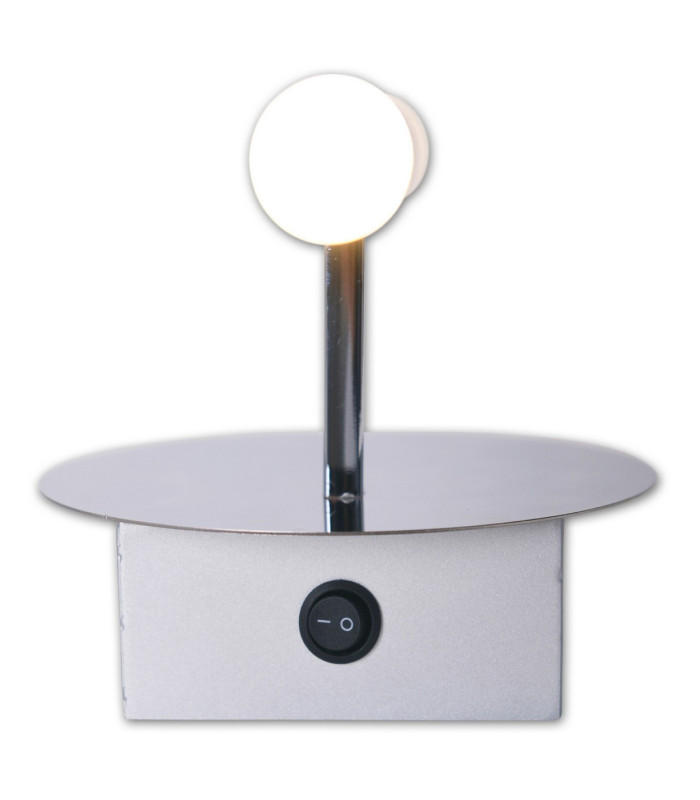 Castle Integrated LED Wall Lamp Chrome 3000K-9