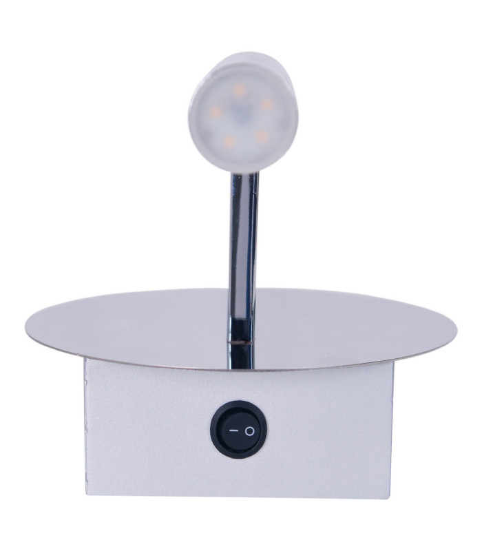 Castle Integrated LED Wall Lamp Chrome 3000K-10