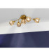 Josefa Multi Arm Semi Flush Ceiling Lamp Gold 5xE14 3000K-4