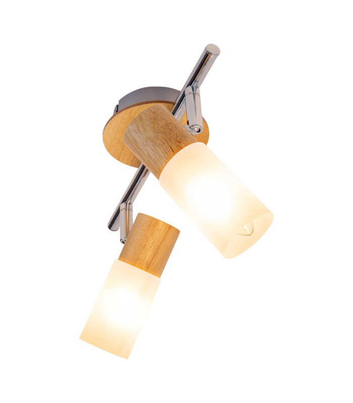 Todtnau Twin Ceiling Spotlight Nature 2xE14-6