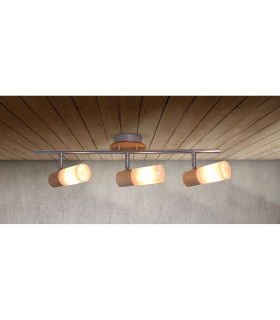 Todtnau Ceiling Spotlight Bar Nature 3xE14-2