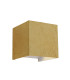 Pisa LED Flush Wall Uplighter Gold 3000K-5