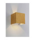 Pisa LED Flush Wall Uplighter Gold 3000K-8