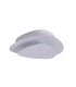 Liso Integrated LED Semi Flush Ceiling Light White 3000K-1