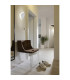 Liso Integrated LED Semi Flush Ceiling Light White 3000K-3