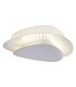 Liso Integrated LED Semi Flush Ceiling Light White 3000K-5