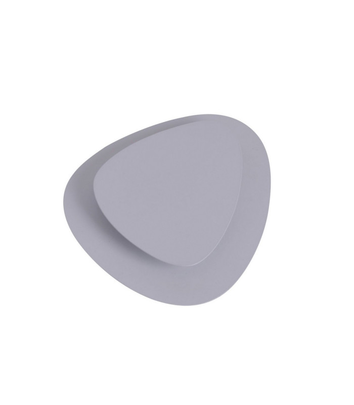 Liso Integrated LED Semi Flush Ceiling Light White 3000K-6