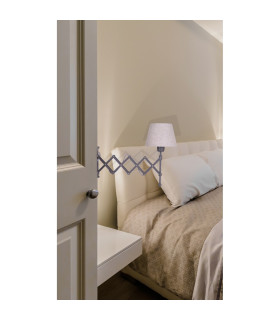 Adrienne Wall Lamp with Shade Brown 1xE27-2