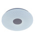 Porto Integrated LED Semi Flush Ceiling Light White 3000-6000K-1