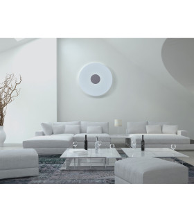 Porto Integrated LED Semi Flush Ceiling Light White 3000-6000K-2