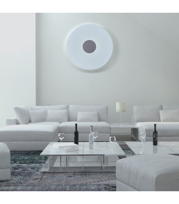 Porto Integrated LED Semi Flush Ceiling Light White 3000-6000K-3