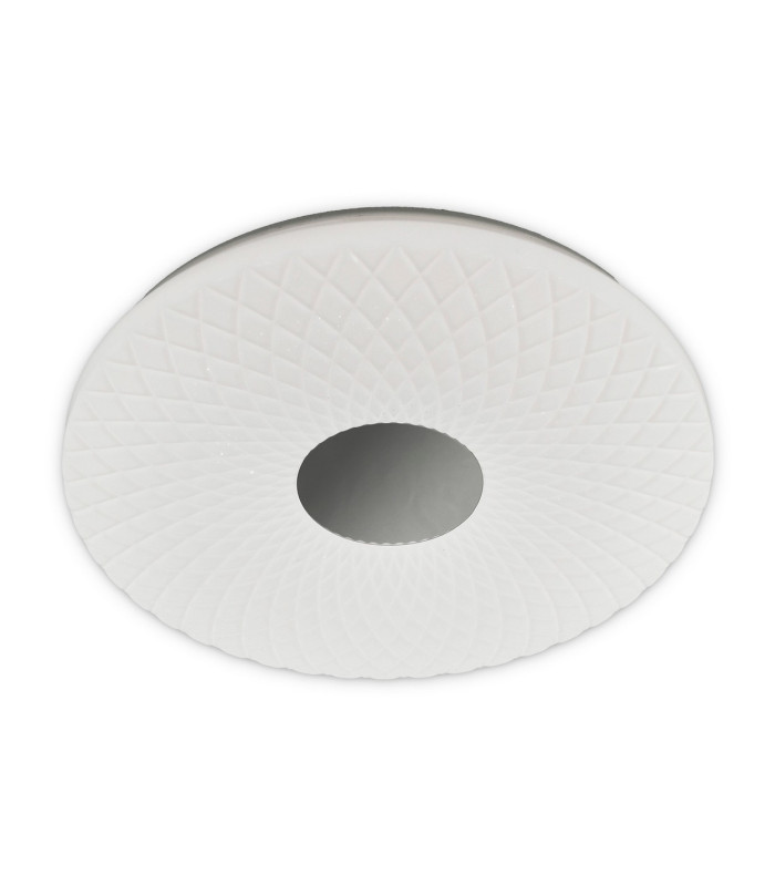 Porto Integrated LED Semi Flush Ceiling Light White 3000-6000K-7