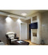 Lissabon Dimmable Integrated LED Semi Flush Ceiling Light White 3000-6500K Remote Control Timer Function-2