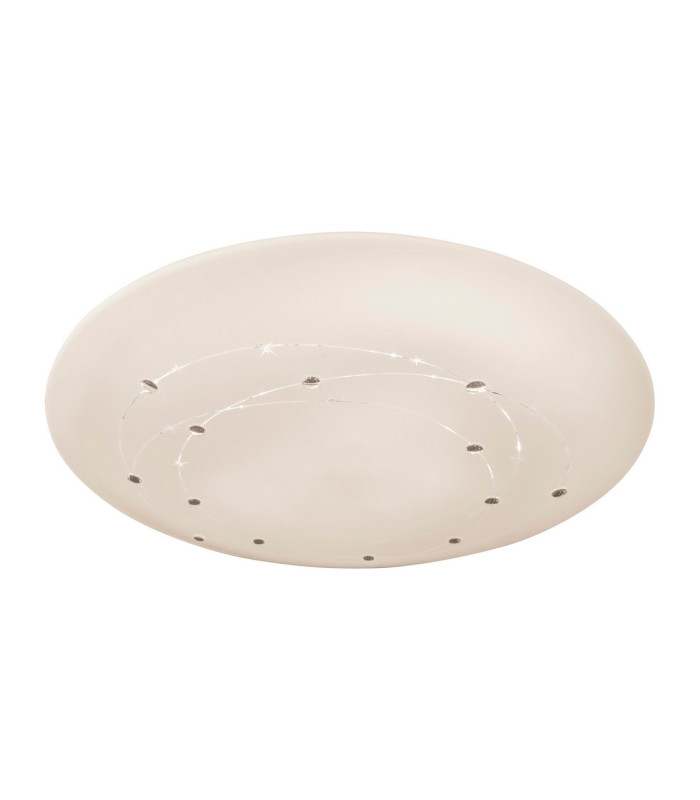 Lissabon Dimmable Integrated LED Semi Flush Ceiling Light White 3000-6500K Remote Control Timer Function-5