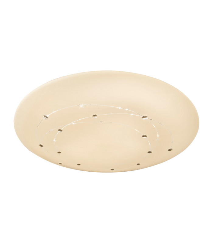 Lissabon Dimmable Integrated LED Semi Flush Ceiling Light White 3000-6500K Remote Control Timer Function-6