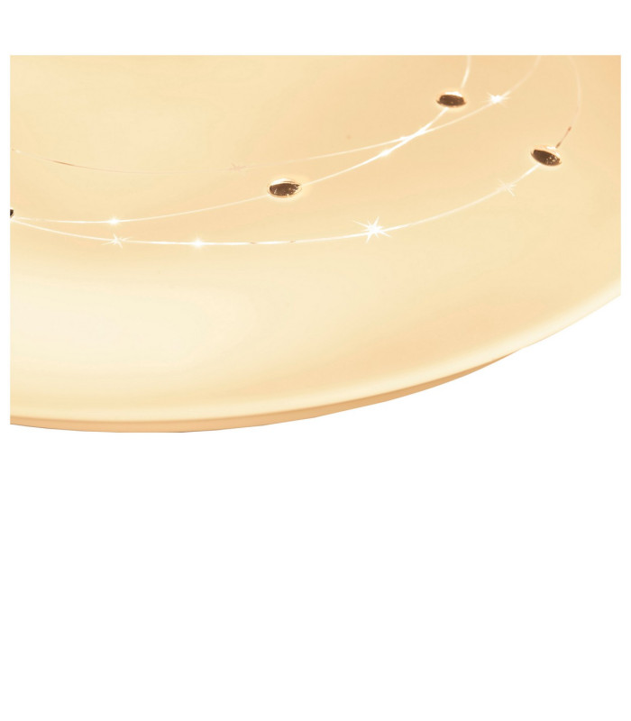 Lissabon Dimmable Integrated LED Semi Flush Ceiling Light White 3000-6500K Remote Control Timer Function-11
