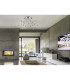 Araneus LED Semi Flush Ceiling Light Chrome 3100K-5