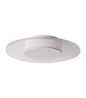 Modesto Dimmable Integrated LED Semi Flush Ceiling Light Warm White 2880K-1