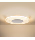 Modesto Dimmable Integrated LED Semi Flush Ceiling Light Warm White 2880K-2