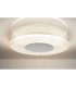 Modesto Dimmable Integrated LED Semi Flush Ceiling Light Warm White 2880K-4