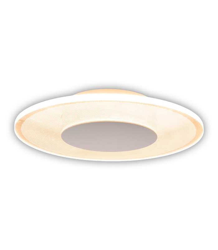 Modesto Dimmable Integrated LED Semi Flush Ceiling Light Warm White 2880K-6